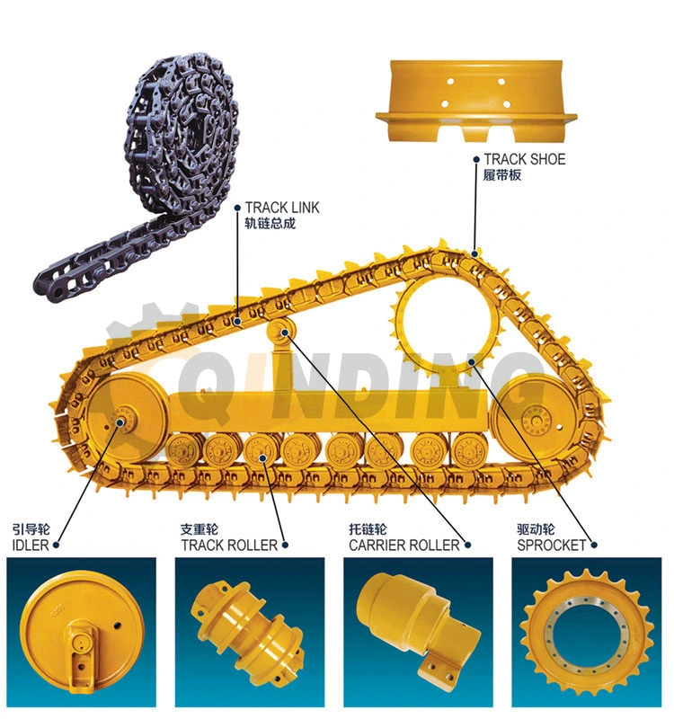 Cat E312 Excavator Undercarriage Part Track Roller Digger Bottom Roller