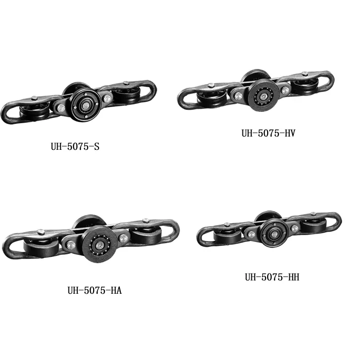 Overhead Chain 8X25.4mm Complete with S. S. T-Track Trolleys with Blue Wheels, Poultry Slaughtering Line